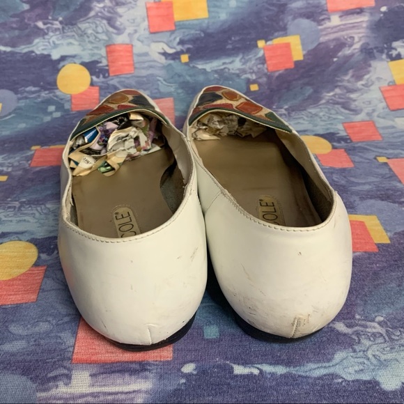 LAST CHANCE Vintage 80s Abstract Patterned Flats - Picture 2 of 6